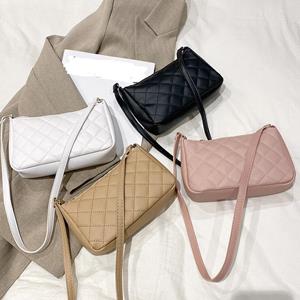 Dames okseltas Modieuze lieve damestas Vierkante Crossbody tas beige