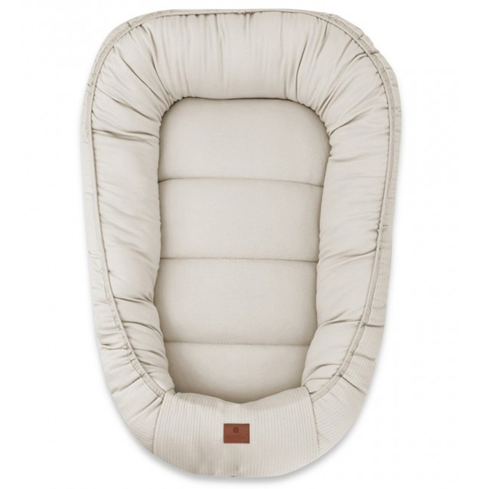 Babybam Babynestje Cozy van Zacht Jersey Beige – Luxe Comfort voor je Baby