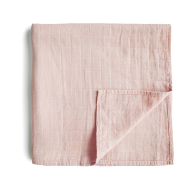 Mushie Omslagdoek Rose Vanille 120 x120 cm