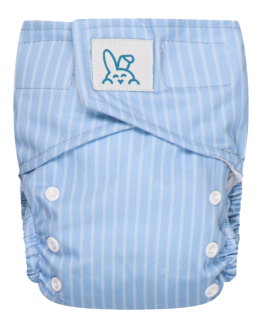 Bumbuns Easy Herbruikbare Luier Stripes Blue Sky Klittenband