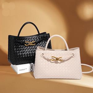 Sports Trend Bag Stijlvolle horizontale handgeweven tas voor dames, casual, grote capaciteit, enkele schoudertas, crossbodytas, forensentas, premium handtas One Size