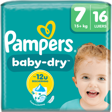 ampers BabyDry Maat 7, 16 Luiers bij Jumbo