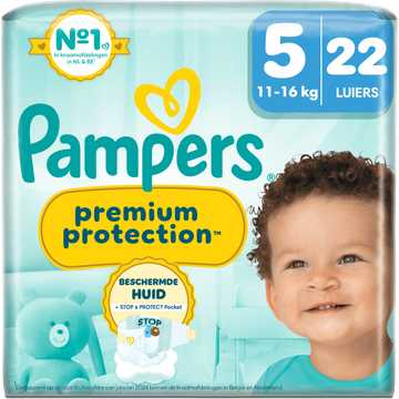 Pampers ampers Premium Protection Maat 5, 22 Luiers bij Jumbo