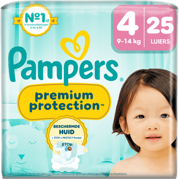 Pampers ampers Premium Protection Maat 4, 25 Luiers bij Jumbo