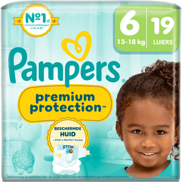 Pampers ampers Premium Protection Maat 6, 19 Luiers bij Jumbo