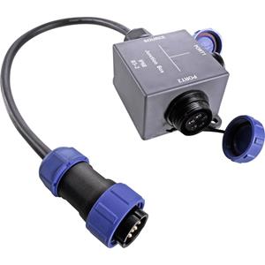 Deko Light 940010 Ronde connector verdeler Stekker, recht, Bus, inbouw Totaal aantal polen: 5 1 stuk(s)