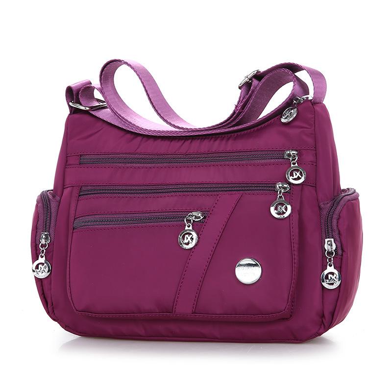 Yogodlns Vrouwen Waterdichte Tas Nylon Schoudertas Crossbody Bag Casual Handtassen