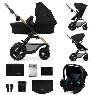 Kinderkraft Black 4in1 MOOV2 Pure EVA WIELEN kinderwagen