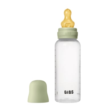 BIBS Babyfles 270 ml latex in salie