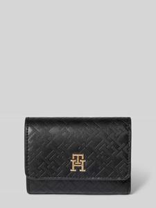 Tommy Hilfiger Portemonnee TH DISTINCT TRIFOLD WALLET MONO , dames portemonnee, portemonnee met edel th-logo