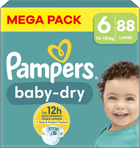Pampers  Baby Dry - Maat 6 - Mega Pack - 88 luiers