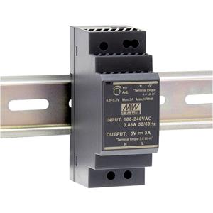 Mean Well HDR-30-24 DIN-rail netvoeding 24 V/DC 1.5 A 36 W Aantal uitgangen: 1 x Inhoud: 1 stuk(s)