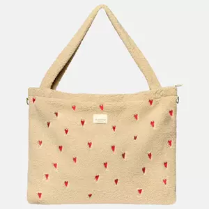 Studio Noos teddy mom bag luiertas ecru hearts