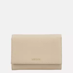 Loulou Essentiels Petite Fleur portemonnee S beige