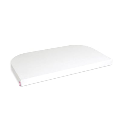 babybay  Jersey hoeslaken Deluxe voor model Original , uit- white