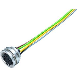 Binder 09 0312 702 04-20 Ronde connector afgewerkt Bus, recht Totaal aantal polen: 4 Serie (ronde connectoren): 680 1 stuk(s)