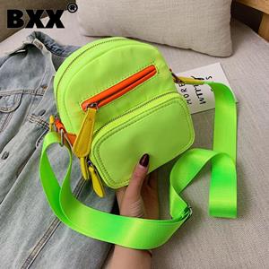 RUWB BAGS Casual kleine crossbodytassen voor vrouwen Zomerreizen Mode Schoudertas Messenger Bag Vrouwelijke streetwear Handtas zwart