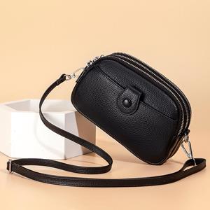 Today bag Echte leren damesmode schoudertas mini cross messenger tassen vrouwelijke kleine portemonnee drie ritszakken ontwerp luxe handtas