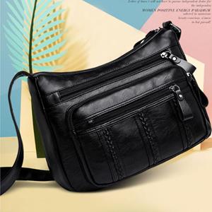 Today bag Nieuwe casual damestas Zacht PU-leer Schoudertas Hoogwaardige schoudertas met meerdere zakken Effen kleur dames crossbodytas 29x21x11cm