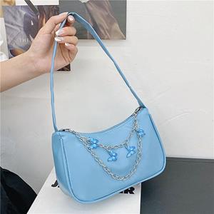 Today bag Mode Vrouwen Vlinder Ketting Schoudertassen Dames Pure Kleur Kleine Shopper Tas Portemonnee Vrouwelijke Handtassen PU Leren Tas Clutch