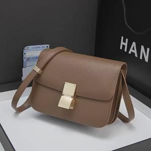 VantaGoods Bruine Retro Echte Lederen Kleine Vierkante Tas - High-End Modieuze Schouder- & Koerierstas