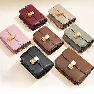 VantaGoods Echte leren retro tofu crossbody tas - Luxe, veelzijdig, klein vierkant ontwerp voor trendy vrouwen