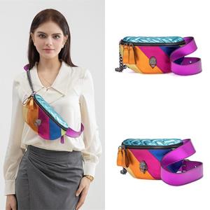 VantaGoods Kleurrijke dames crossbody tas met ketting en adelaarskopontwerp