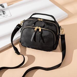 VantaGoods Voyageur Series Ballistic Nylon Dames Lichtgewicht Crossbody Tas - Troy Model zwart