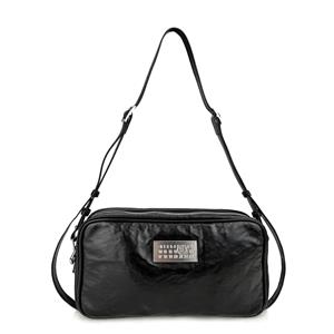 VantaGoods 2024 Herfst Retro Crossbody Schoudertas - Dames Echt Leer Niche Design voor Telefoon en Digitale Apparaten. 28*15*7cm grijze kleur