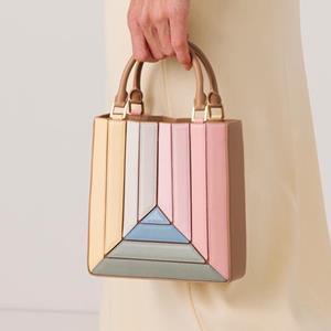 VantaGoods Rainbow Spliced Women's Messenger Bag – Trendy, stijlvolle, veelzijdige en hoogwaardige handtas met één schouder