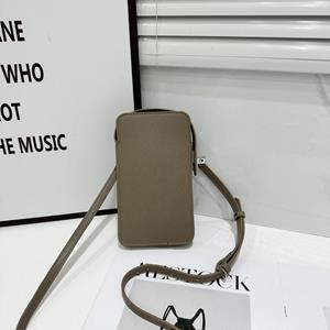 VantaGoods Chique veelzijdige mobiele telefoon crossbody tas - Trendy mini box design kaki