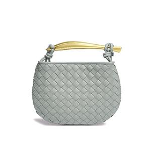 VantaGoods PU Handgeweven Damestas - Modieuze Mini Dumpling Schouder Messenger Handtas