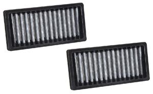 Jeep K&N interieurfilter (2 stuks)  Wrangler 2.8, 3.6, 3.8 2011-2015 (VF1010)
