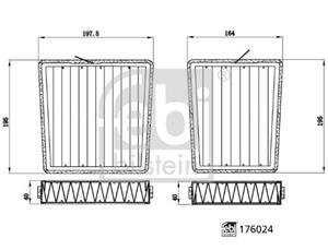 Mercedes-Benz Filterset, interieurfilter