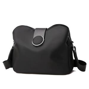 Warm clothes family 1 Casual Nylon Schoudertas Vrouwen Mode Waterdichte Koerierstas Reis Licht Kleine Crossbody Tas Winkelen Dame Handtas Portemonnee paars