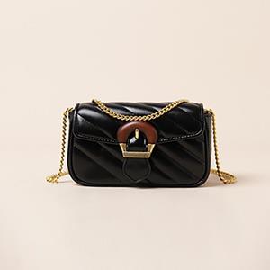 Fancy Lady 2023 Nieuwe Trendy Lichte Luxe Zomer Damestas Veelzijdige Kleine Geurstijl Geborduurde Draadketting Ontwerp Crossbody Mini Kleine Tas one size