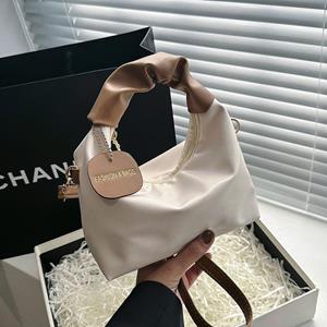 Fancy Lady Schoudertasje Dames Nieuwe Mode Eenvoudige Crossbody Tas Casual Commuter Handtas one size wit
