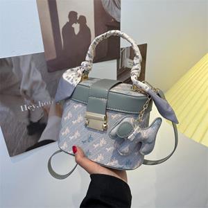Fancy Lady Niche Design Kleine Ronde Tas Damestas Nieuwe mode High-end Crossbody Tas Populaire Ins Handtas one size roze
