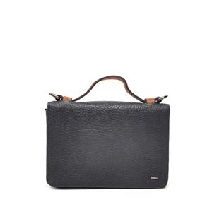 Berba  Leather Crossbody Chamonix Navy