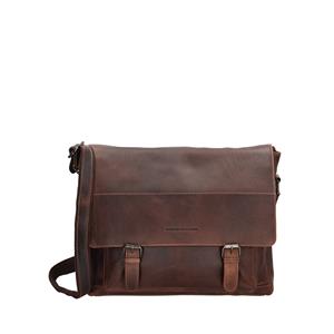 Hide Stitches Hide & Stitches Japura Schoudertas Donkerbruin