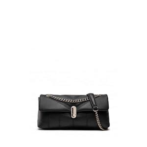 Ted Baker  Ayahli Leather Puffer Quilted Shoulder Bag Black
