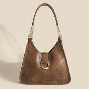 Sports Trend Bag Vrouwen Vintage Geweven Zachte Leren Schoudertas Onderarm All-in-one Forensentas Vrouwen Crossbody Tas One Size