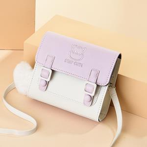 Sports Trend Bag Studentemeisjestas Love Little Bear Crossbodytas met één schouder Mode Veelzijdige mode Kleine vierkante tas one size wit