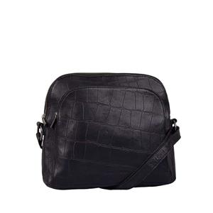 Cowboysbag  Big Croco Crossbody Caldwell Black