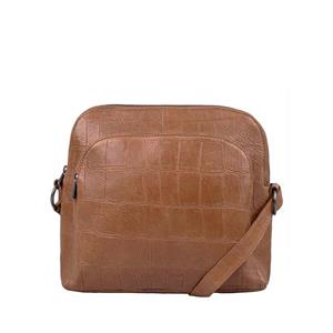 Cowboysbag  Big Croco Crossbody Caldwell Fawn