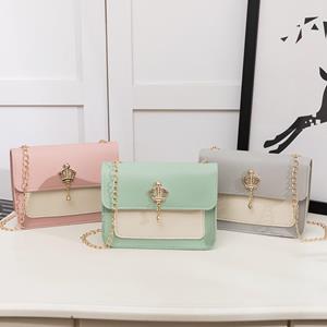 Sports Trend Bag Kleine vierkante tas damesmode eenvoudige ketting enkele schoudertas crossbody tas geel