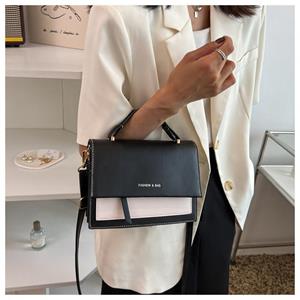 Sports Trend Bag Kleurblokkering Trend Verticaal Vierkant Damestas Mode Kleine tas Crossbody Tas Dameshandtas Mode Crossbodytas met één schouder one size geel