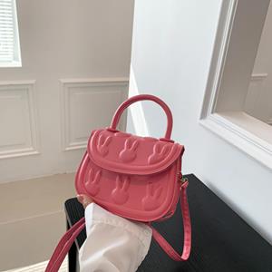 Sports Trend Bag Mini-damestas met structuur, eenvoudige crossbody-tas met enkele schouder en kleine vierkante meisjestas onder de oksels one size bruin