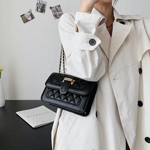 Sports Trend Bag Hoogwaardige tas, modieuze damestas, trendy Koreaanse versie, veelzijdige crossbody tas, modieuze handtas, kleine vierkante damestas one size wit