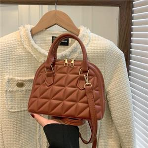 Sports Trend Bag Trendy modieuze kleine vierkante tas met één schouder, retro-textuurtas, eenvoudige en gepersonaliseerde draagbare crossbodytas voor dames one size zwart